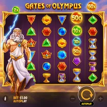 Kaasino - Gates of Olympus Slot - Online Casino Game